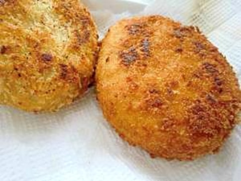 揚げないでサクサク!ヘルシー焼きコロッケ♪